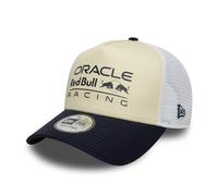 New Era A-Frame Snapback Trucker Cap - Red Bull Racing beige