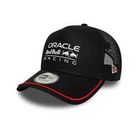 New Era Erwachsene 9Forty Trucker Patch Red Bull F1 Racing Baseball Cap Hat Schwarz