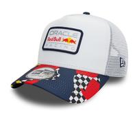 New Era A-Frame Trucker Cap - Abstract Red Bull Racing