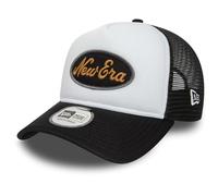 New Era A-Frame Trucker Cap - Brand Patch schwarz