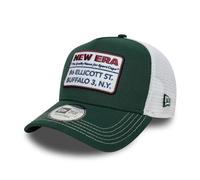New Era A-Frame Trucker Cap Ellicott Street Patch Grün - One-Size