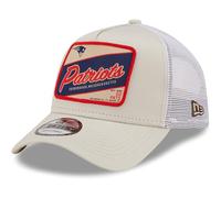 New Era A-Frame Trucker Cap - New England Patriots Stone