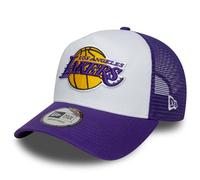 NEW ERA NBA 9FORTY Side Patch Trucker Cap LA Lakers - Lila/Weiß