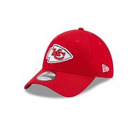 New Era American Football Cap Kansas City Chiefs gebogener Schirm Teamlogo NFL-Shield rot - M-L