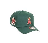 New Era Anaheim Angels MLB 35th Anniversary Sidepatch Dark Green 9Forty A-Frame Adjustable Cap - One-Size