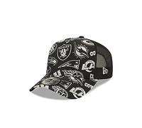 New Era AOP Trucker Adjustable Cap New England Patriots Schwarz, Size:OneSize