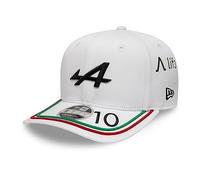 New Era Apline F1 Team Pierre Gasly Special Edition Italian Monza Grand Prix Snapback Baseball Cap Unisex Weiß Offizielles Merchandise (M/L), weiß, M/L