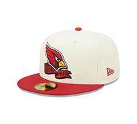 New Era Arizona Cardinals NFL 2022 Sideline Chrome White 59Fifty Basecap - 7 1/8-57cm (M)