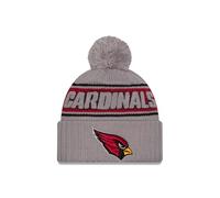 New Era Arizona Cardinals NFL 2024 Sideline Sport Knit Grau Bommelmütze - One-Size