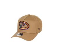New Era Arizona Diamondbacks MLB Cooperstown Khaki 9Forty A-Frame Snapback Cap - One-Size