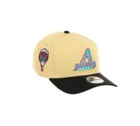 New Era Arizona Diamondbacks MLB Inaugural Season 1998 Sidepatch Vegas Gold Black 9Forty A-Frame Snapback Cap - One-Size
