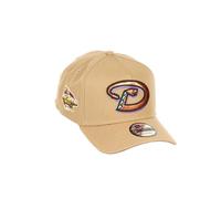 New Era Arizona Diamondbacks MLB World Series 2001 Sidepatch Cooperstown Khaki 9Forty A-Frame Snapback Cap - One-Size