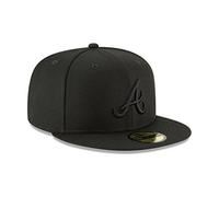 New Era Atlanta Braves MLB BASIC 59 FIFTY FITTED CAP, unisex, Schwarz , 7 1/2
