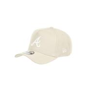 New Era Atlanta Braves MLB Stone White 9Forty A-Frame Snapback Cap - One-Size
