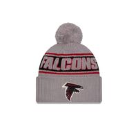 New Era Atlanta Falcons NFL 2024 Sideline Sport Knit Grau Bommelmütze - One-Size