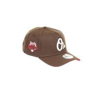 New Era Baltimore Orioles MLB 60th Anniversary Sidepatch Walnut 9Forty A-Frame Snapback Cap - One-Size
