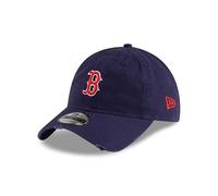 New Era Baseball Cap Boston Red Sox MLB verstellbare Kappe Teamlogo Distressed Design blau - One-Size