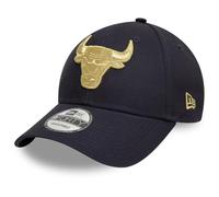 New Era Baseball Cap Metallic 9Forty Chicago Bulls Navy Metallic