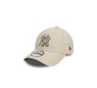 New Era Kappe 9FORTY Team Outline – New York Yankees – Beige/Schwarz