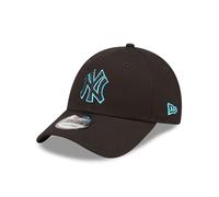 New Era Basecap MLB New York Yankees schwarz Neon Kappe Baseball Cap NY-Logo Strapback 9Forty - One-Size