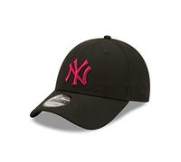 New Era Basecap NY Logo Accessoire Hut Kappe Cap New York Yankees schwarz pink MLB Fanprodukt - One-Size