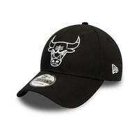New Era Chicago Bulls Essential Outline 9FORTY Kappe weiß/schwarz