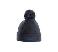 New Era Beanie FC Schalke 04 Wintermütze S04 + Digni Sticker, sylische Strickmütze in dezentem dunkleblauen Farbton kalte Jahreszeit, Im Stadion oder in der Freizeit