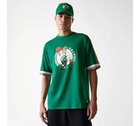 NEW ERA Boston Celtics NBA Panel Oversized T-Shirt dunkelgrün, S
