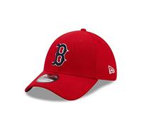 New Era Boston Red Sox Baseball Cap 39Thirty gebogener Schirm rot Teamlogo Kappe Hut Stretch - L-XL (7 1/8-7 5/8)