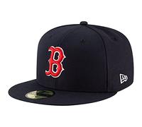 New Era Boston Red Sox Cap 59Fifty Basecap Baseball Fitted Kappe MLB Navy - 7 1/2-60cm (XL)