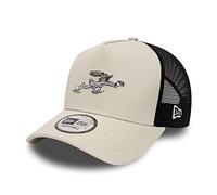 New Era Bugs Bunny Looney Tunes Beige Black A-Frame Trucker Adjustable Cap - One-Size