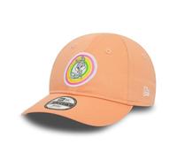 New Era Bugs Bunny Looney Tunes Cap für Babys Hase Kappe Basecap gebogener Schirm Säugling Patch rosa apricot - Infant
