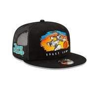 New Era Bugs Bunny Looney Tunes Space Jam Trucker Schwarz Verstellbare 9Fifty Snapback Cap - One-Size