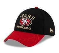 San Francisco 49ers New Era 2025 NFL Draft 39THIRTY Cap Schwarz - M/L