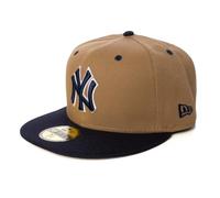 New Era Cap 59FIFTY Herren Basecap MLB Limited Edition (New York Yankees, Khaki/Navy, 7 1/4)