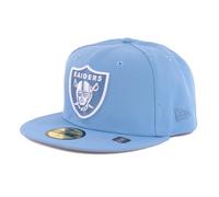 New Era Cap 59FIFTY Herren Basecap NFL Limited Edition (Las Vegas Raiders, hellblau, 7 7/8)