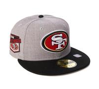 New Era Cap 59FIFTY Herren Basecap NFL Limited Edition (San Francisco 49ers, grau/schwarz, 7 1/8)