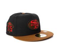 New Era Cap 59FIFTY Herren Basecap NFL Limited Edition (San Francisco 49ers, schwarz/braun, 7 3/8)