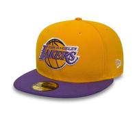 New Era Männer,Frauen Fitted Cap NBA Basic LA Lakers 59Fifty in gelb 7 1/4 - 57,7cm gelb