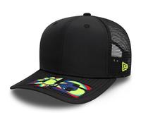 New Era Snapback Cap 9Fifty Moon Sun VR46 Mesh Schwarz S/M