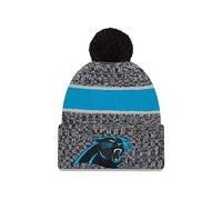 New Era Carolina Panthers NFL 2023 Sideline Sport Knit OTC Black Blue Beanie - One-Size