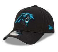 New Era Carolina Panthers NFL Evergreen Schwarz Verstellbare 9Forty A-Frame Cap - One-Size