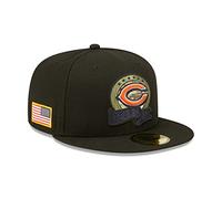 New Era Chicago Bears NFL Salute to Service 2022 Black 59Fifty Basecap - 7 3/4-62cm (XXL), 61-62