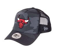 New Era Chicago Bulls Adjustable Trucker Cap MLB Camo Team Dark Camouflage - One-Size