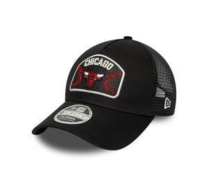 NEW ERA Chicago Bulls NBA 9FORTY A-Frame Trucker Cap Schwarz