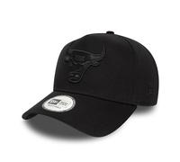 New Era Chicago Bulls NBA Basketball Cap Kappe schwarz Tonal Teamlogo Snapback gebogener Schirm - One-Size