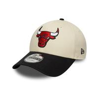 New Era Chicago Bulls NBA Colour Block 9Forty Cap Beige Schwarz - One-Size
