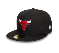 New Era Chicago Bulls NBA Essential Schwarz 59Fifty Basecap - 6-78