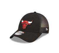 New Era Trucker-Kappe Home Field 9FORTY Chicago Bulls A-Frame Strapback Schwarz One-Size