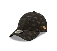 New Era Chicago Bulls NBA Monogram AOP Black 9Forty Snapback Cap - One-Size
